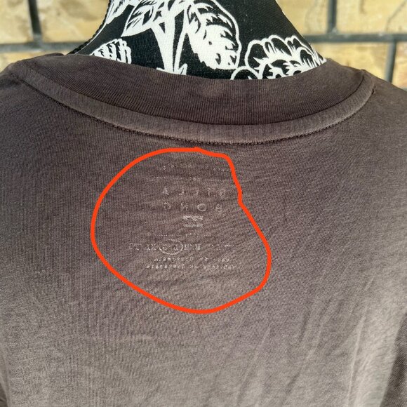 Billabong | You Are Invited Off-Black Colorful Sun Hippy Tomboy Tee | L | NWOT - Picture 10 of 12